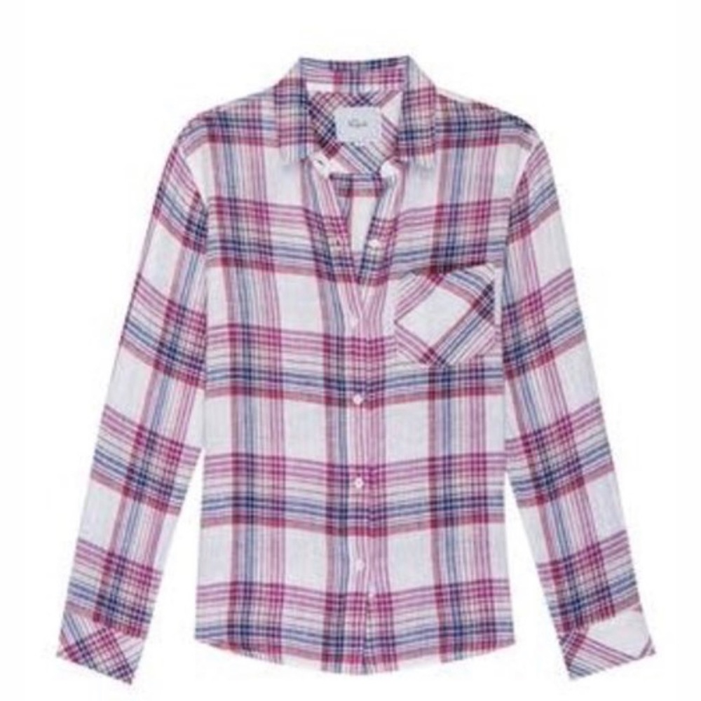 NWOT RAILS Charli Plaid Long Sleeve Shirt Size S - Picture 10 of 12